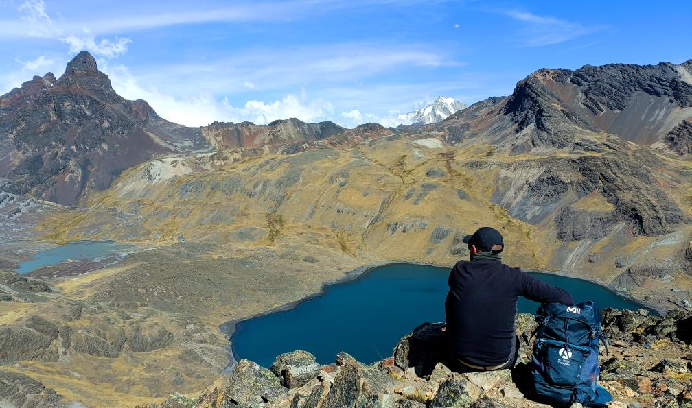 Busillet - Lydie - Vue sur Laguna Char Quta et Condoriri en Bolivie. - De la cordillère Royale au Sud-Lípez - 4