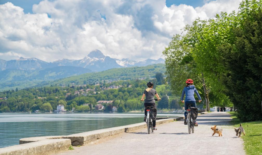 Crétois - Chloé - Deux femmes à vélo autour du Lac Léman en Suisse - Le Léman, entre lac et montagne à vélo - 4