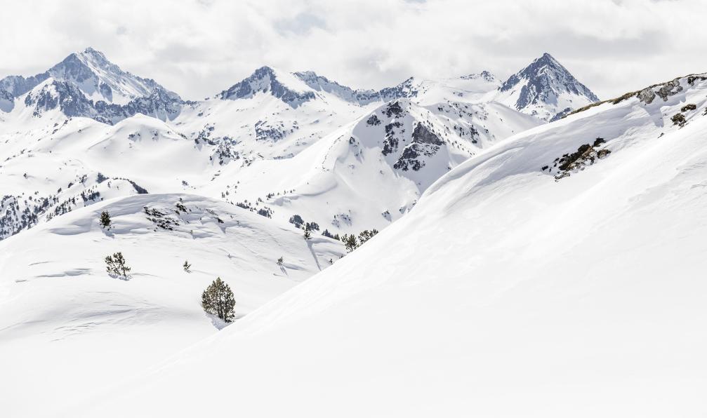 Montagnes du Val d'Aran à raquettes