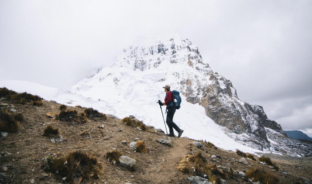 Clara Ferrand -  Glacier Trapecio en montant au col Trapecio, Pérou - Cordillères Blanche, Huayhuash et Pisco (5750 m) - 3