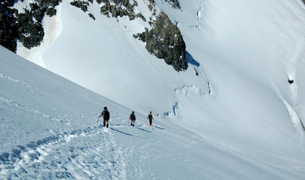 Philippe Mazet -  Stage d'alpinisme avec paul bonhomme, Ecrins, Alpes, France - Devenir premier de cordée avec Paul Bonhomme - 2