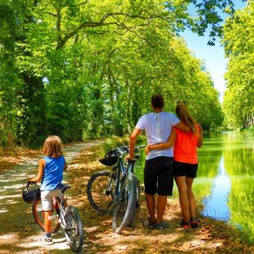 Voyage à vélo - France : Le canal du Midi à vélo en famille