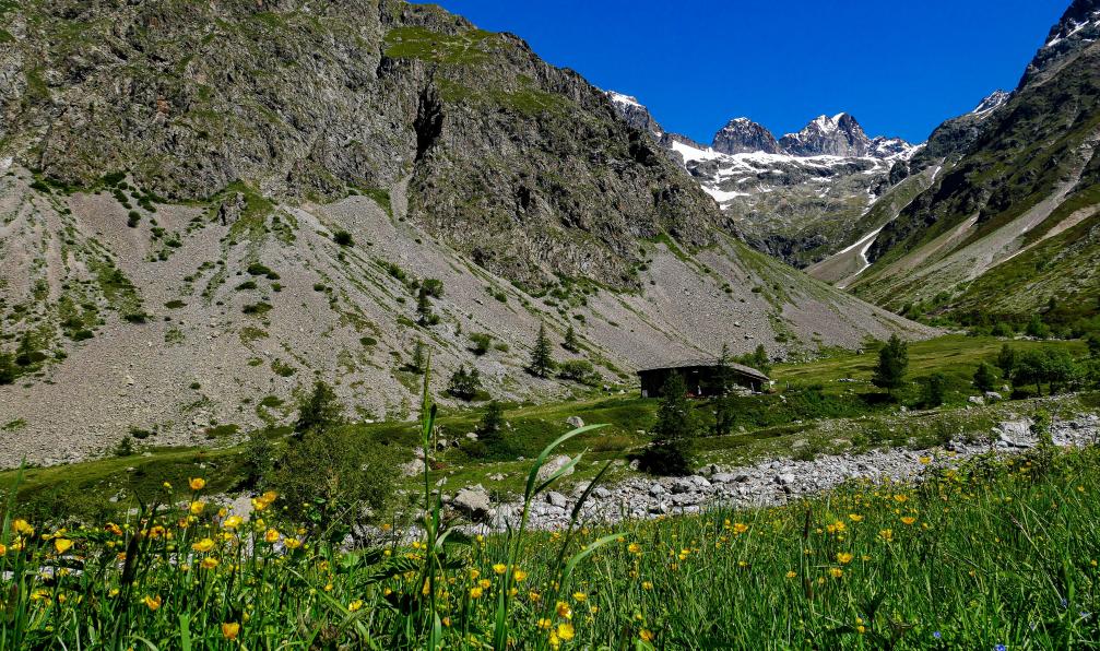 eyraud - Adobe stock - Refuge du Pré de la Chaumette, vallée de Champoléon, Parc des écrins, Hautes-Alpes, France - Le tour des Ecrins - 7