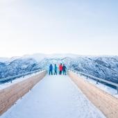 les fjords de norvège en hiver