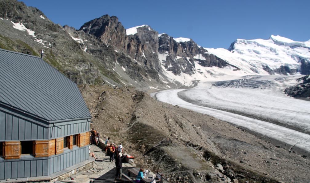 Grand Combin, glacier de Corbassière et cabane de Panossière, Valais, Suisse. - Autour des Grands Combins - 10