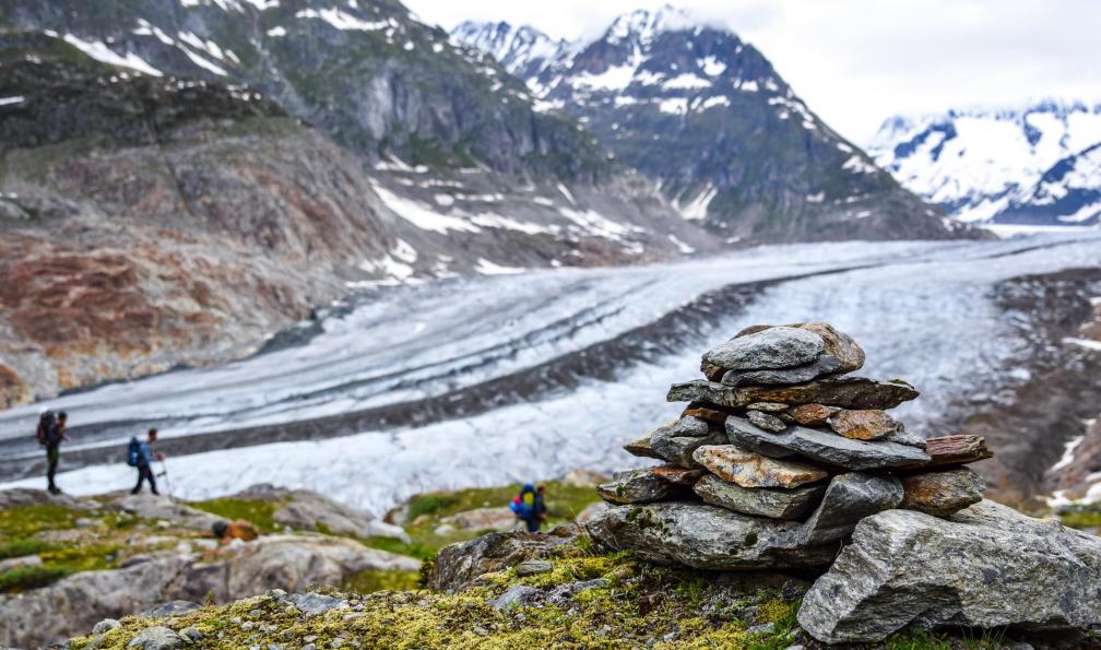 wallix -  istock -  Glacier dAletsch, le plus grand glacier des Alpes européennes, situé dans les Alpes bernoises en Suisse - Rando-forme dans le Valais - 5