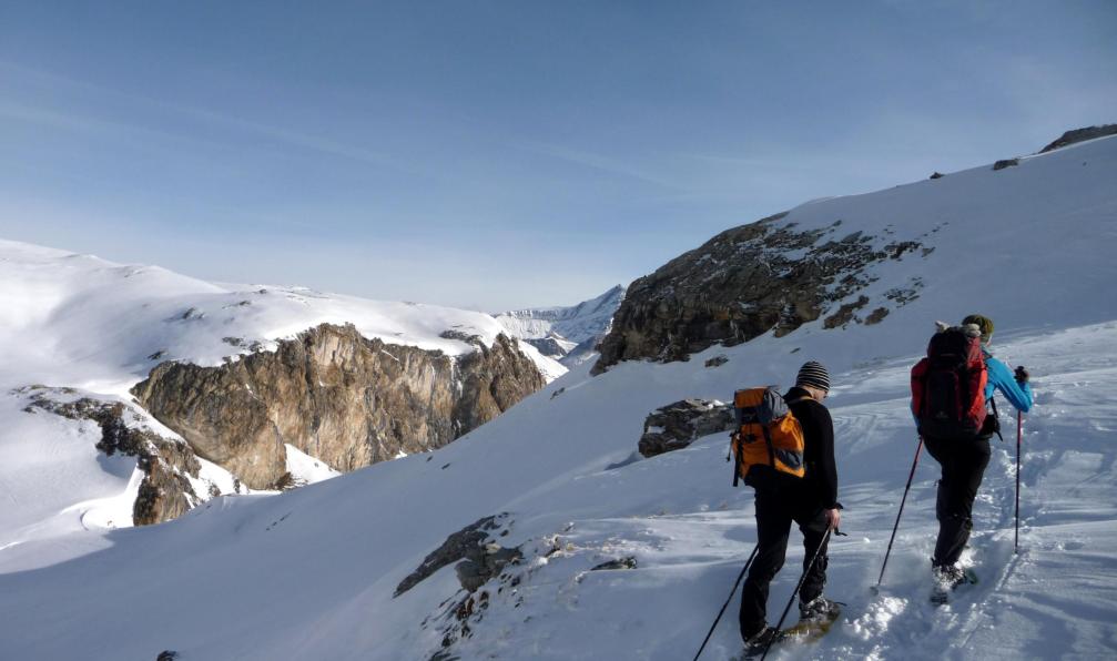 Raquettistes en Vanoise, Alpes France. - Le tour de la Vanoise en raquettes - 7