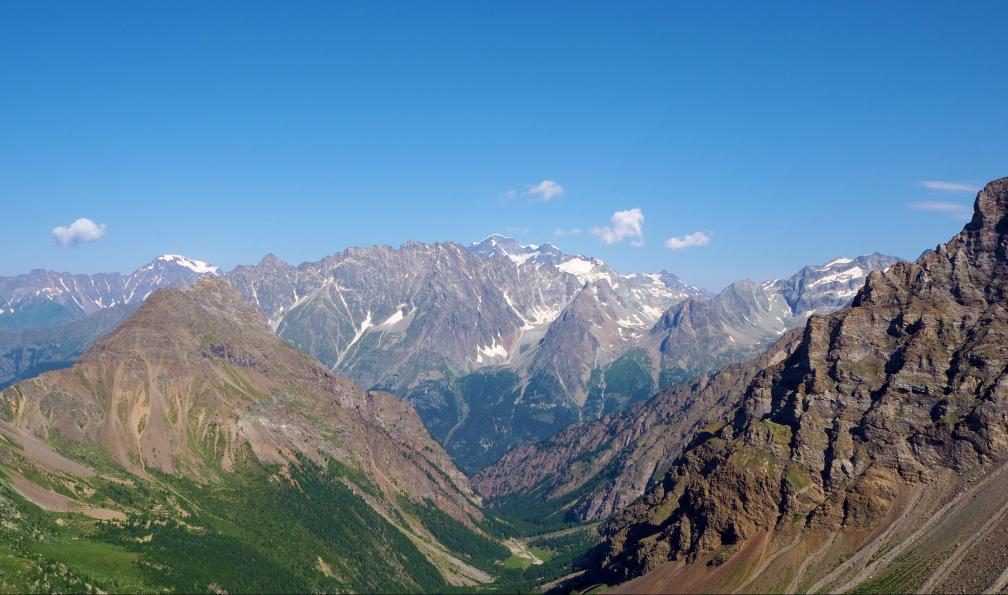 Toutain - Solveig - Vue depuis le col de Vessonaz, Alpes, Italie - Alta via n°1 : Sur les chemins des Géants - 8