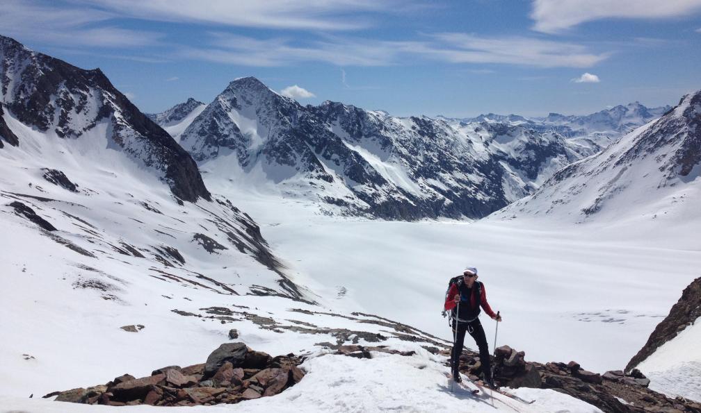 Montée du Fischterhorn, Oberland, Suisse. - La haute route de l'Oberland à ski - 4