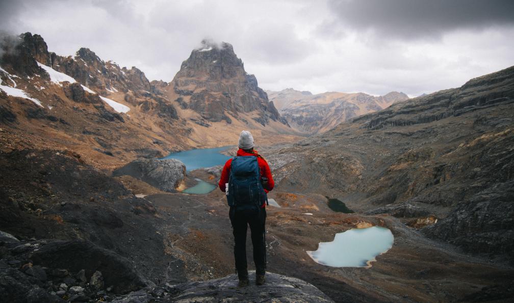 Clara Ferrand -  Panorama sur les 3 lacs depuis le col du trapecio, Pérou -  Le tour de Huayhuash  - 6