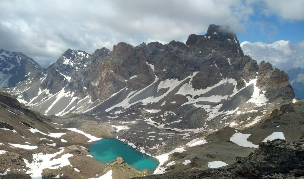 Wadbled -  Coralie -  Tête de la Fréma, haute Ubaye, Alpes du Sud - Lacs et sommets des Alpes du Sud avec son chien - 5