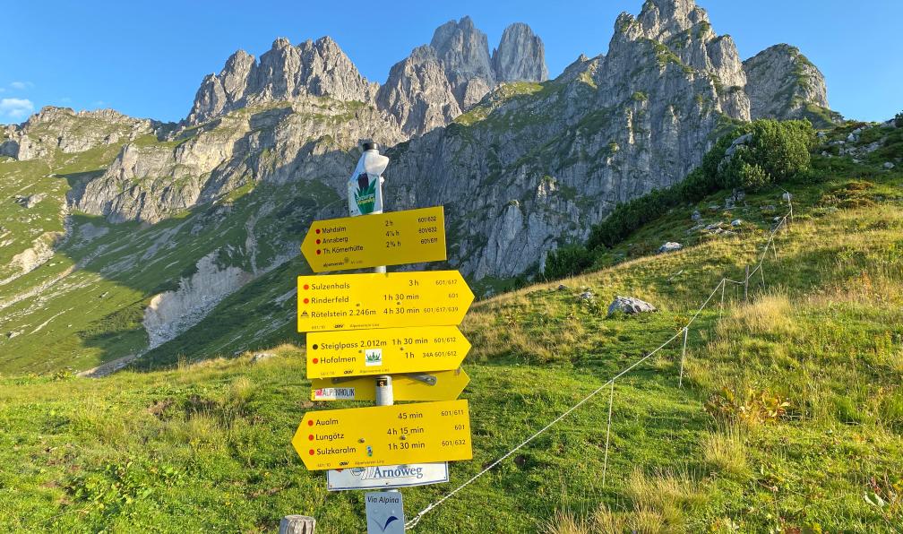 Eurohike - Balisage sur les montagnes de la commune Dachstein en Autriche. - Le tour du Dachstein - 5