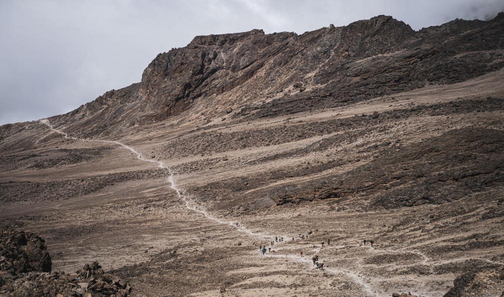 Chavi -  Jocelyn -  Randonneurs sur lascension du Kilimandjaro - Kilimandjaro : voie Lemosho - 7