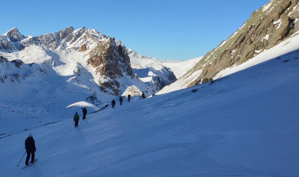 Philippe Mazet -  Ski de randonnée dans l'Ubaye, Alpes, France - Les "3000" de l'Ubaye au Queyras - 8