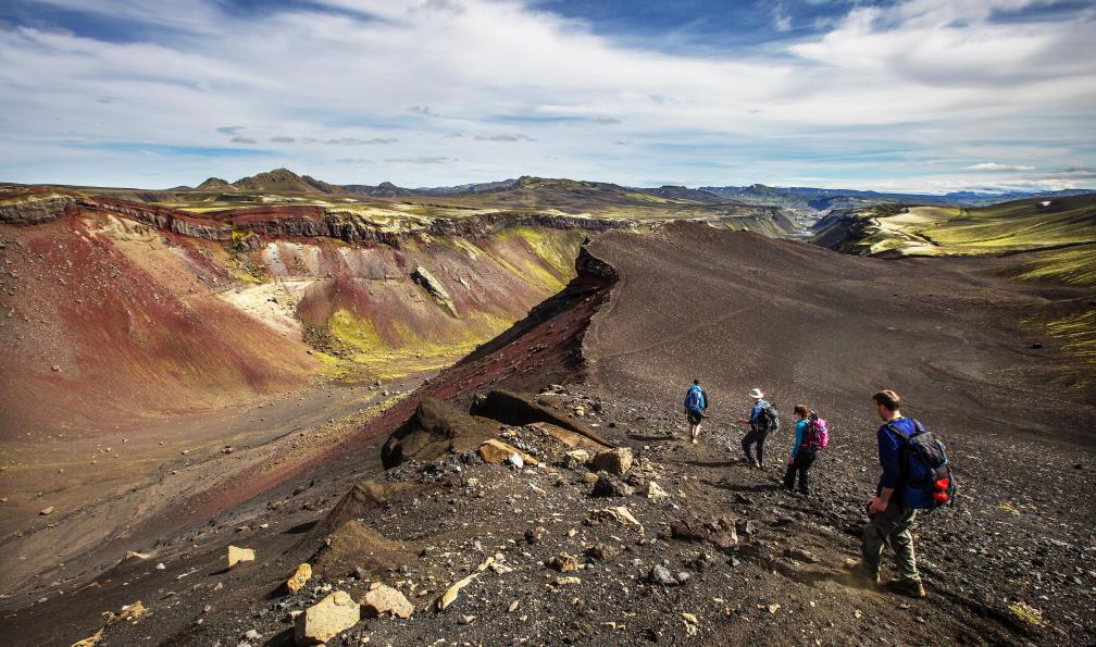 Gréta S Guojonsdottir - Groupe de randonneur, Islande. - Le trek de Landmannalaugar - 3
