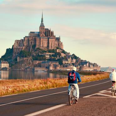 Voyage à vélo - Bretagne mont saint michel a velo
