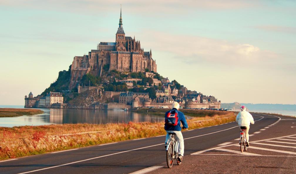 Bretagne mont saint michel a velo