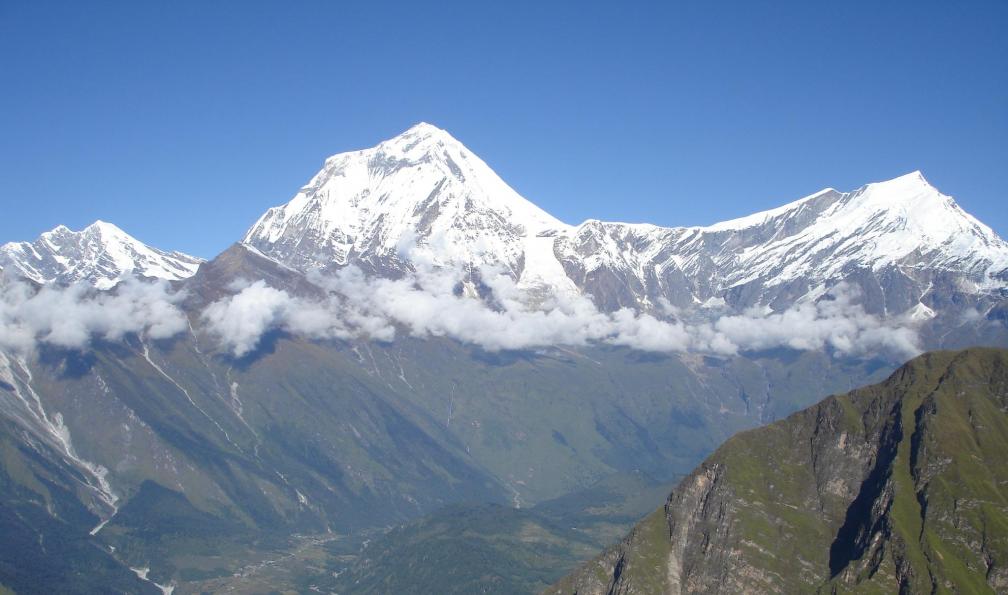 Le Dhaulagiri vu de Ghorepani, Annapurna, Népal. - Kopra Ridge : balcon des Annapurnas et Dhaulagiris - 1