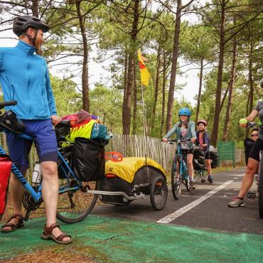 Voyage à vélo - Le tour du bassin d\'Arcachon à vélo
