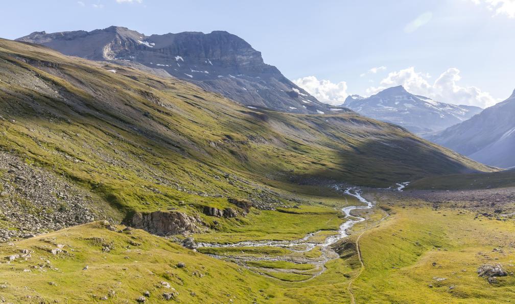 Tiphaine_Buccino -  Istock -  Vallon de la Leisse, vue depuis le refuge de Leisse;France - GTA : de Chamonix à Briançon - 4