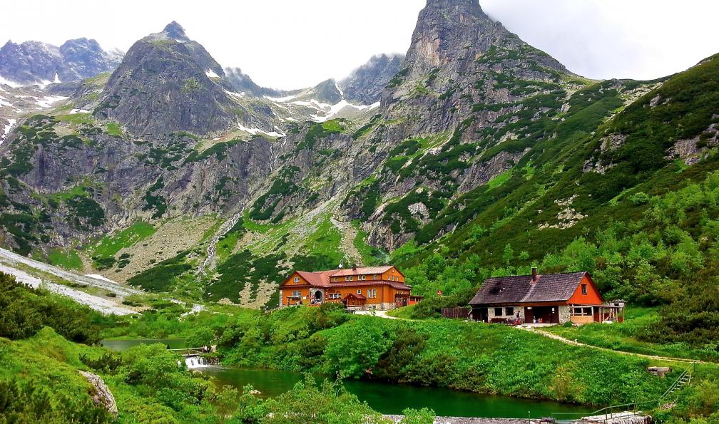 Lac Vert ou Zelené Pleso, refuge, Tatras, Slovaquie. - Prague, Cracovie et les Carpates - 3