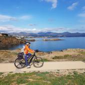 la côte catalane de collioure à rosés à vélo