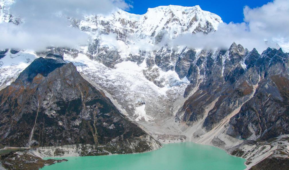 Lac au-dessus de Thanza, Snow man trek, Bhoutan. - Snow man trek  - 1