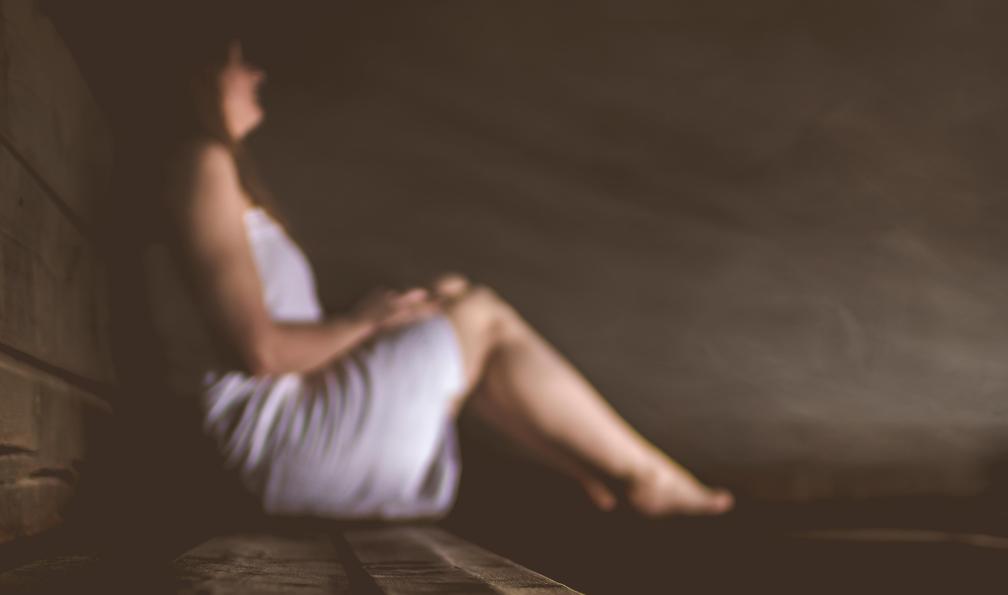 Harrivina -  Femme dans un sauna, Finlande.  - Mon chalet en Laponie - 7