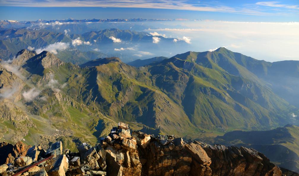 Menet -  Yoann -  Vue panoramique sur les Alpes italiennes, secteur du Mont Viso, Italie - Objectif Mont Viso (3841 m) - 4