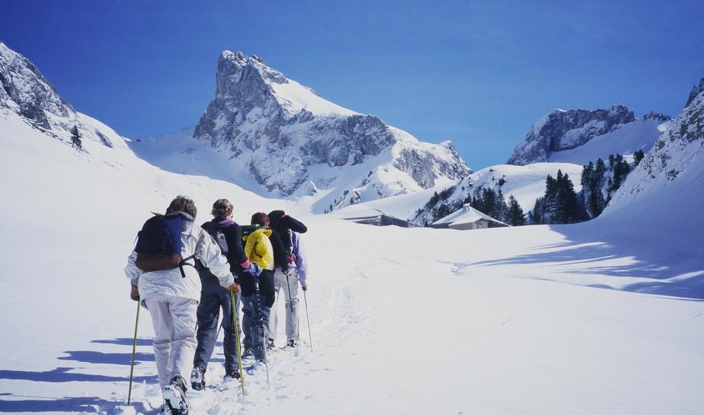 Espace Evasion -  Traversée du Chablais, Alpes, France - Le val d'Abondance en raquettes - 5