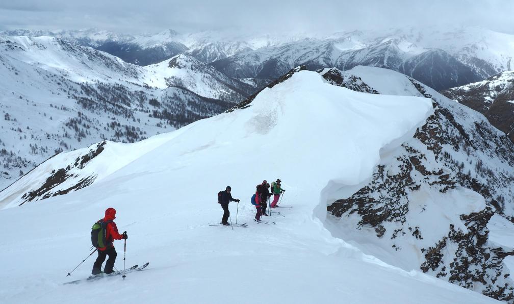 Mazet - Philippe - Skieurs au Mait d'Amount, Queyras, Alpes, France - Le meilleur du Queyras à ski - 4