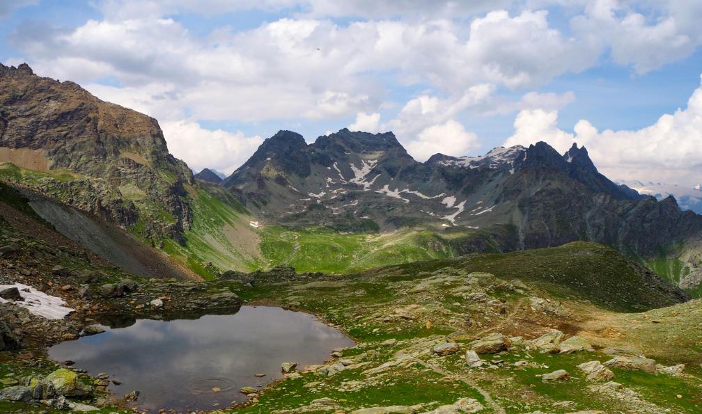 Toutain - Solveig - Panorama depuis le col Terray, ALpes, Italie - Alta via n°1 : Sur les chemins des Géants - 4
