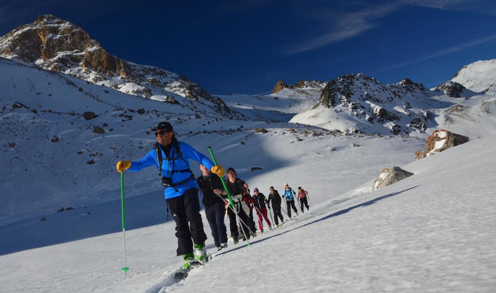 Philippe Mazet -  Ski de randonnée dans l'Ubaye, Alpes, France - Les "3000" de l'Ubaye au Queyras - 2