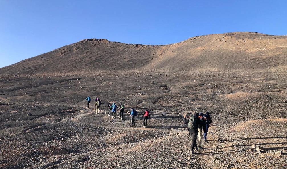 Gintz - Timothé - Randonneurs sur l'ascension du M'Goun, Atlas, Maroc - M'Goun, le Maroc des hauteurs - 5