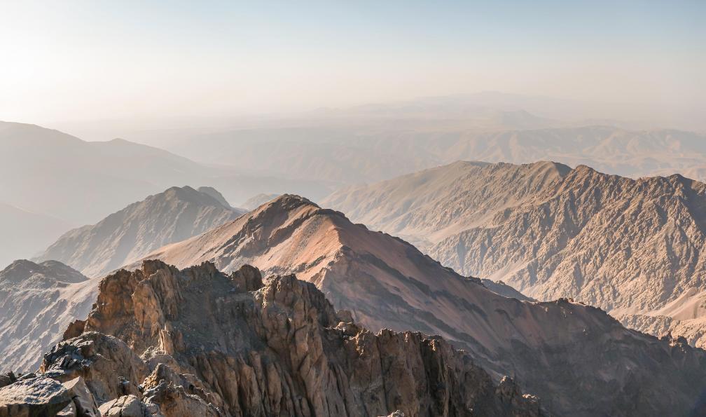 Fabre - Isabelle - Panorama depuis le sommet du Toubkal, Maroc - La haute route du Toubkal - 6