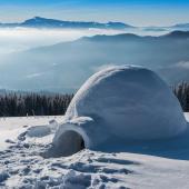 réveillon et igloo en vercors