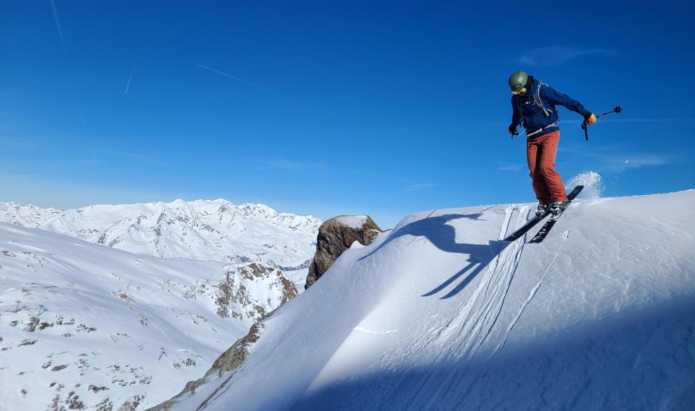 Davoine - Chloé - Freerider hors piste à la station des 2 Alpes, France - La Grave et vallons sauvages des Écrins - 4