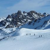 ski de randonnée vallée de la clarée