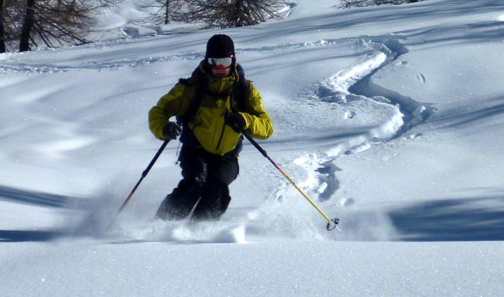 Descente à ski de l'Epiol, Queyras, Alpes France. - Le meilleur du Queyras à ski - 9