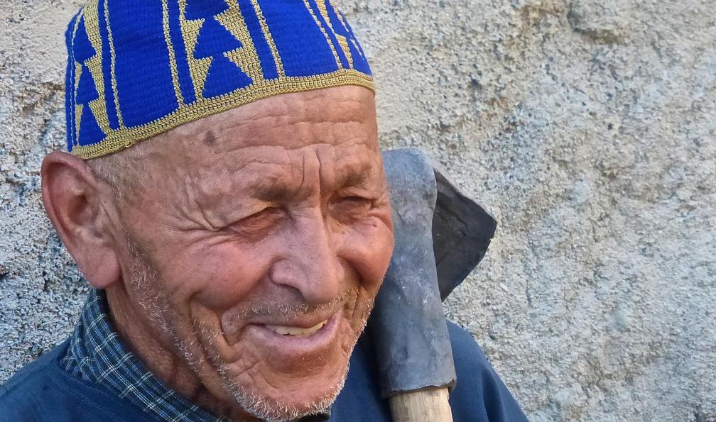 Portrait d'un villageois, vallée du Toubkal, Maroc. - L'or rouge du djebel Siroua - 7
