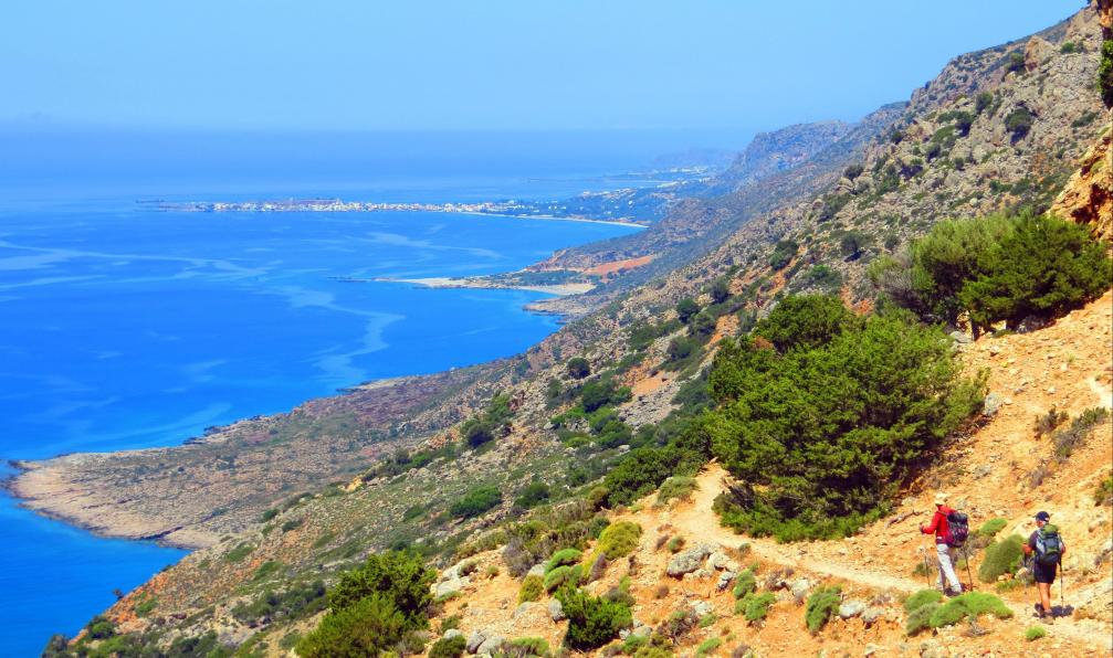 Randonnée sur la côte vers Paleochora, Crète, Grèce. - Grande Bleue et montagnes Blanches - 4