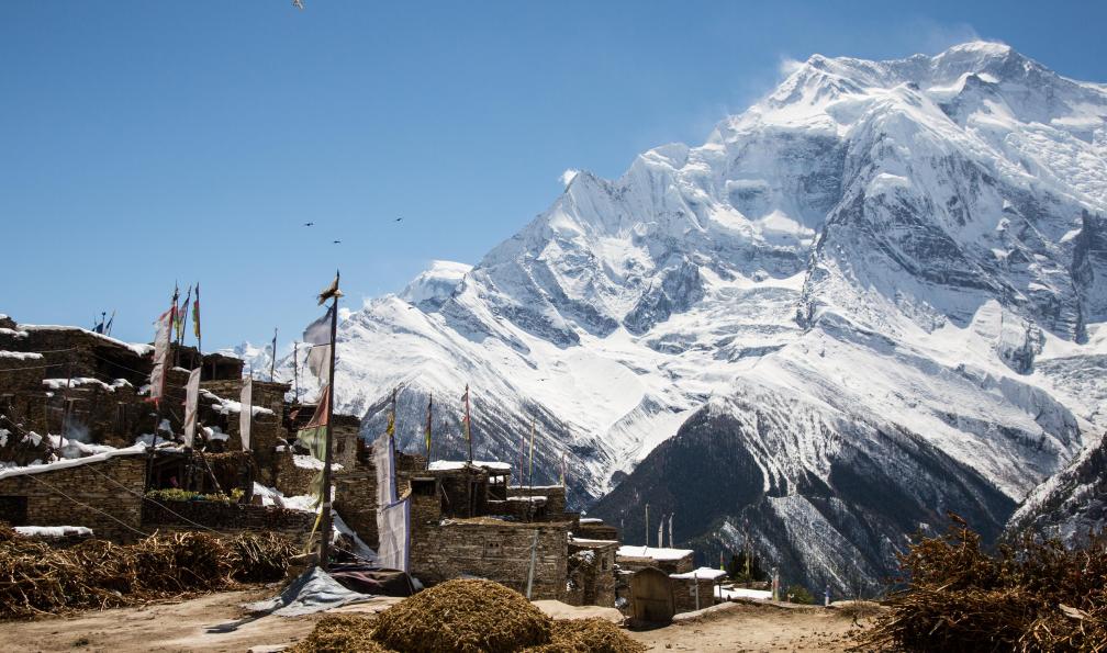 Anastasiia  -  Cherniavskaia -  Shutterstock -  Vue depuis le village de Ngawal; Népal - La Haute Route des Annapurnas - 2