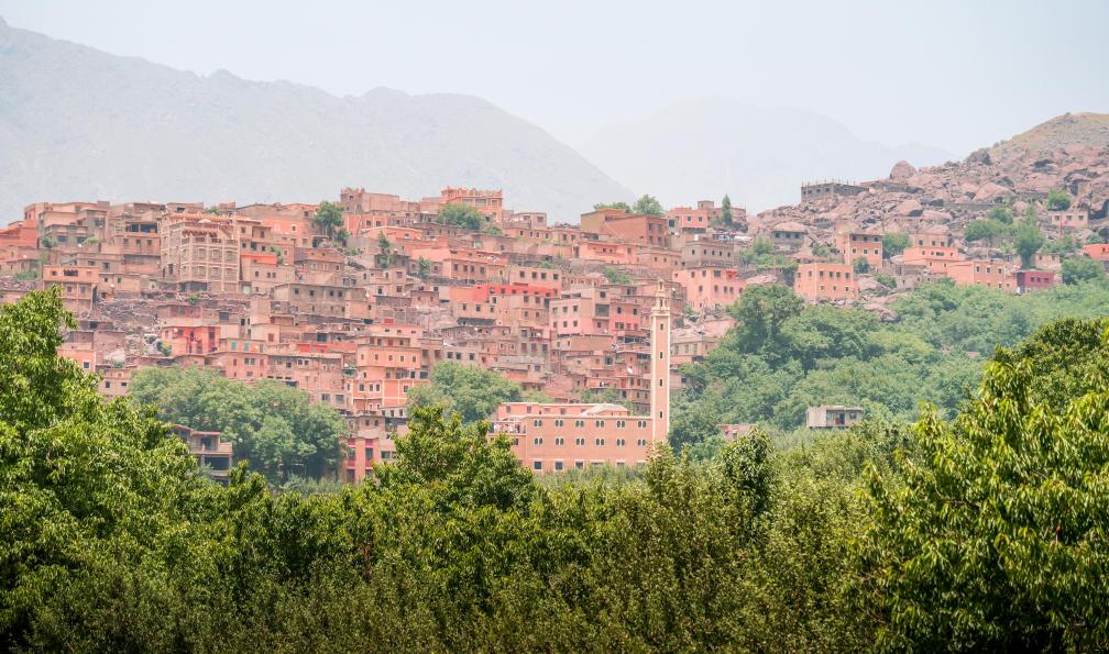 Fabre - Isabelle - Le village Aït Souka, vu sur Imlil, Toubkal - Villages berbères et Océan - 3