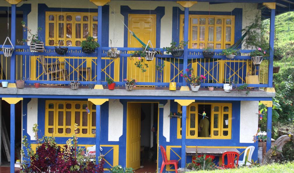 Maison au village de Salento, Colombie. - Des Andes aux Caraïbes - 8