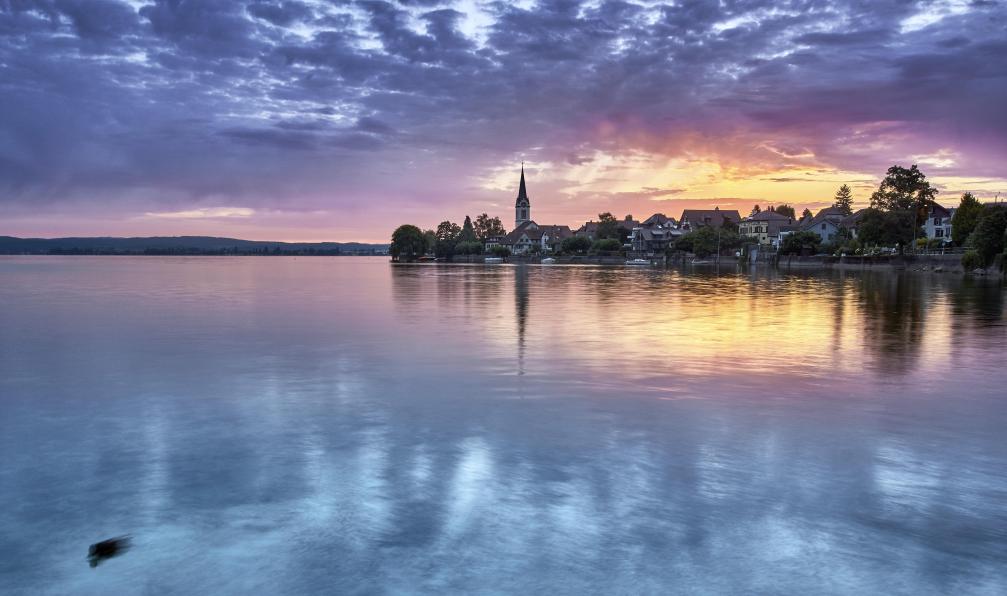 Nordseher - Pixabay - Le lac de Constance au coucher du soleil, Allemagne - Le tour du lac de Constance sportif à vélo - 1
