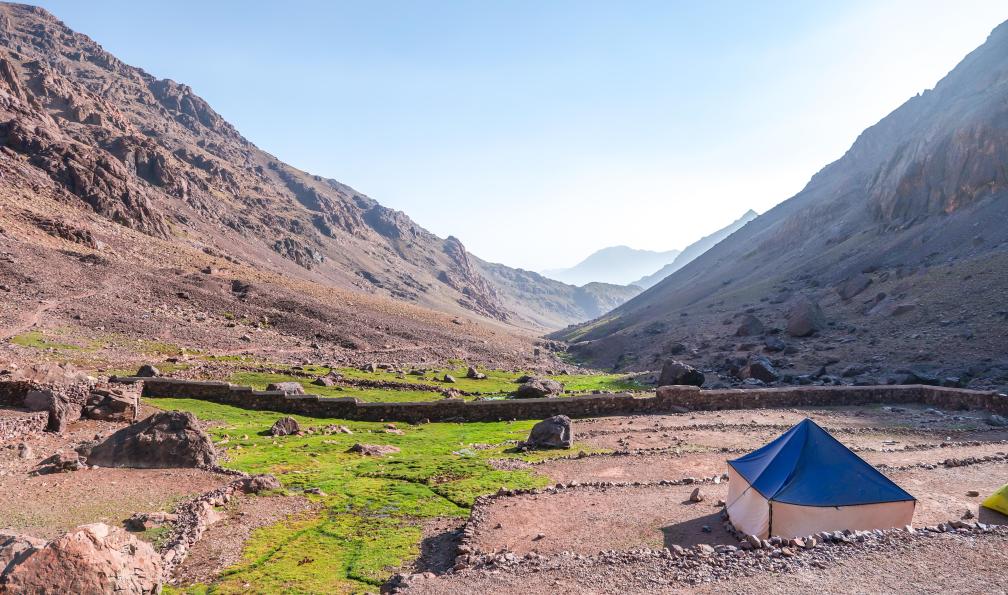 Fabre - Isabelle - Vue depuis le refuge du Toubkal, Maroc - Toubkal, mon premier 4000 - 7