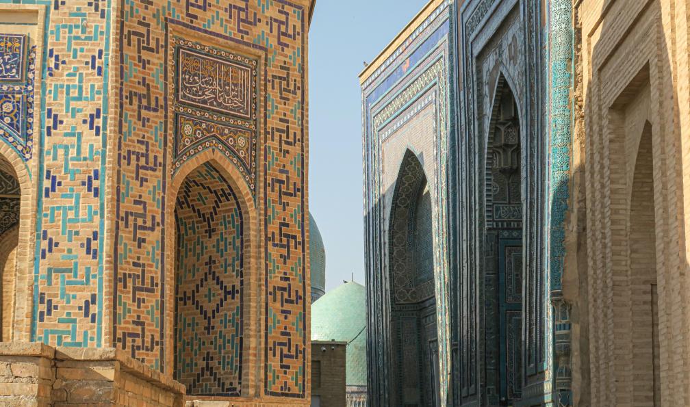 Collignon - Yoan - Palais traditionnel avec mozaïque, Samarcande, Ouzbékistan - La Soie des cités, la steppe des nomades - 3