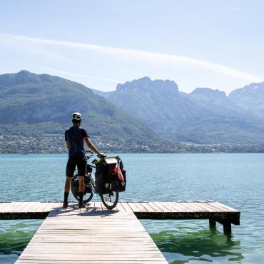 Lac d'annecy et lac du bourget à vélo Du lac d'Annecy au lac du