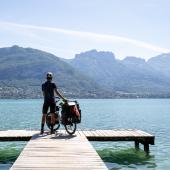 lac d'annecy et lac du bourget à vélo