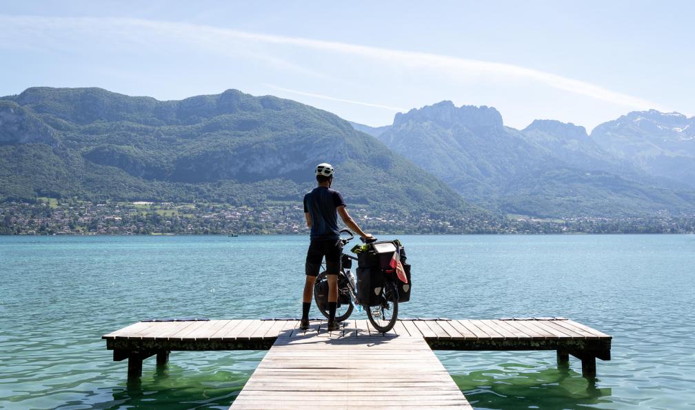 Lake Annecy Tour Lac Annecy Velo Bike Cyclable Location Annecy
